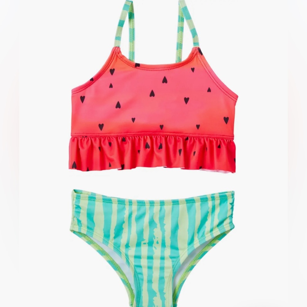 Adorable watermelon bikini by Pink Platinum. Size 24M